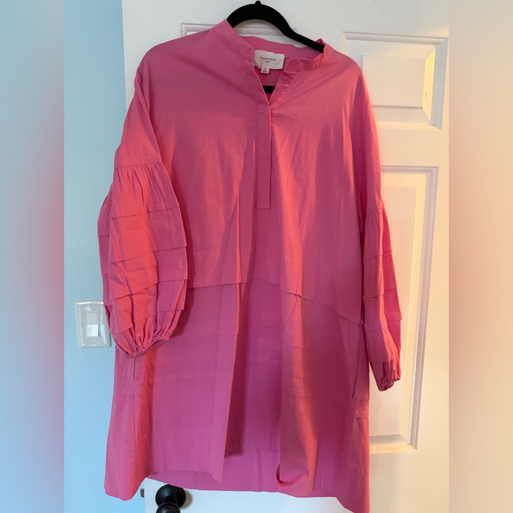 Pomander Place Vibrant Pink Button-Up